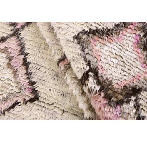 Wełniany dywan TRIBE IVORY PINK_Rezas w marokańskie wzory 2